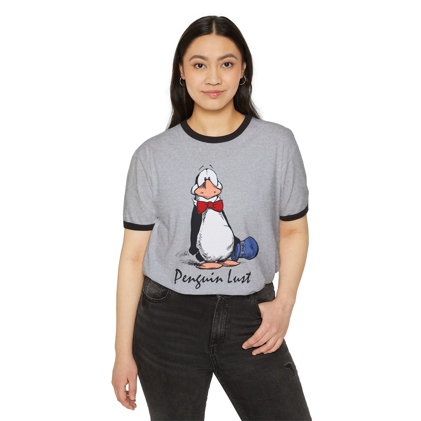 Penguin Lust Ringer Tee