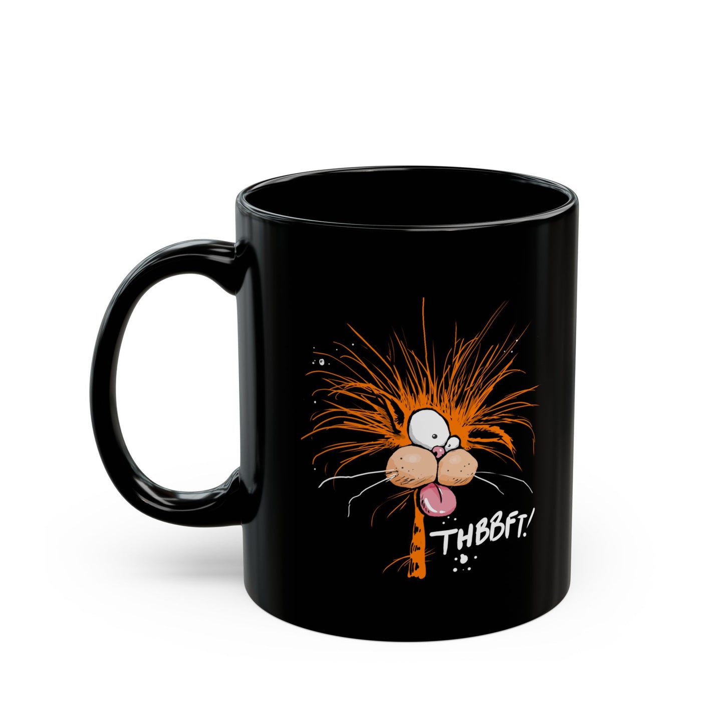 Bil the Cat THBBFT Black Mug (11oz, 15oz)