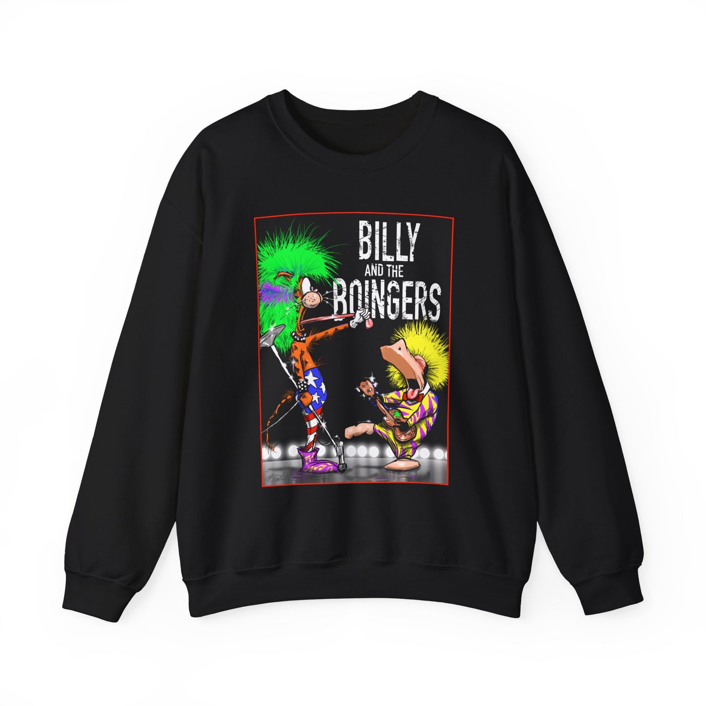 Billy & the Boingers Unisex Heavy Crewneck Sweatshirt