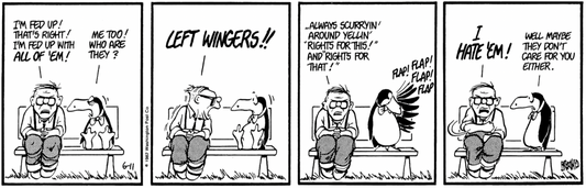 Vintage Strip - Left Wingers - June 11, 1982