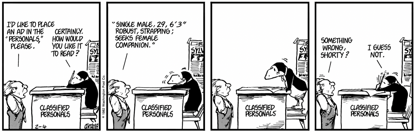 Vintage Strip - Something Wrong, Shorty? - February 4, 1983