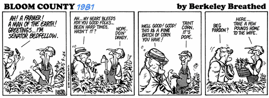 Vintage Strip - 'Taint Corn - September 26, 1981