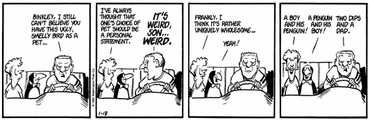 Vintage Strip - Two Dips and a Dad - January 18, 1982